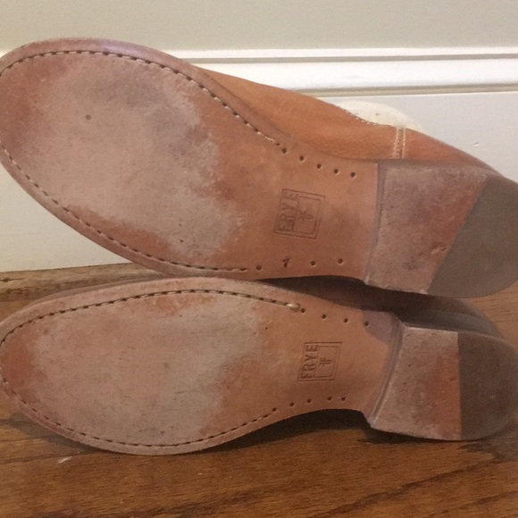 Frye Leather and Canvas Mid Boots 7.5 - Picture 5 of 5